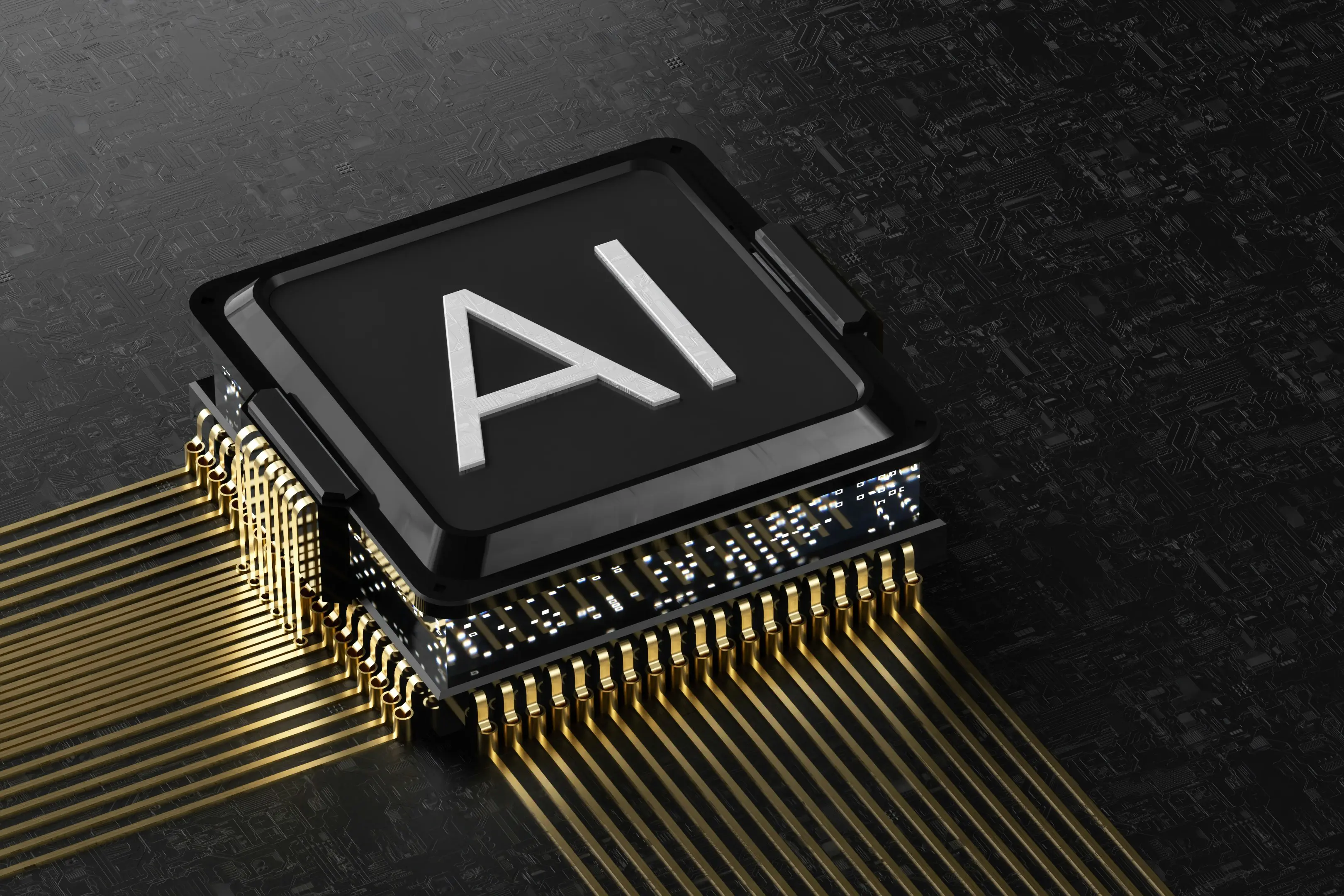 Abstract artificial intelligence visualization